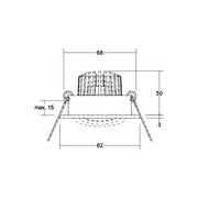 Brumberg Leuchten - Downlight/Strahler/Flutlicht LED-Einbaustrahler 230V 41443083