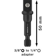 Bosch - Verlängerung für Steckschlüssel-Einsätze, Steckschlüssel, Knarren PRO Socket Adapter mit 2608522563 Kugelverbindung 3/8