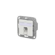 Metz Connect - Kommunikationsanschlussdose Kupfer RJ45 Anschlussdose IDC 130D371127-I verkehrsweiß − 10 Stück