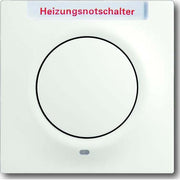 Busch-Jaeger - Abdeckung/Bedienelement für Installationsschalterprogramme Zentralscheibe stws mt 1789 H-774-101 Heizung-Notschalter