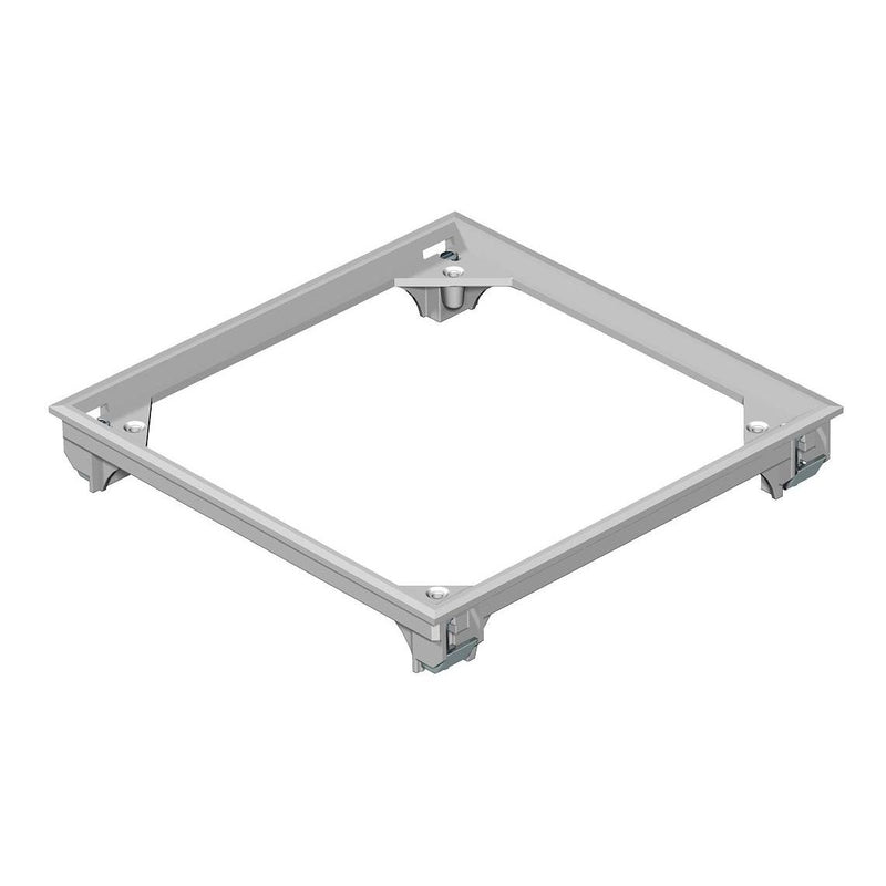 OBO Bettermann - Zubehör/Ersatzteile für Unterflurkanalsysteme Bodenbelag-Anlegerahmen BAU E 7011 ZDE 204x204mm