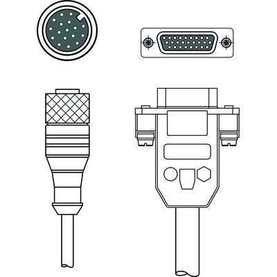 Leuze - Konfektioniertes Sensor-Aktor-Kabel Verbindungsleitung KB 900-1000