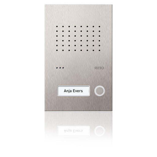 Ritto - Türstation für Türkommunikation Türstation Pur Edelstahl RGE1810125 Acero Audio, 1WE − 1 Stück