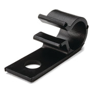 HellermannTyton - Befestigungsschelle für Kabel/Rohre Kabelhalter 8D15 POM BK 200 schwarz − 200 Stück