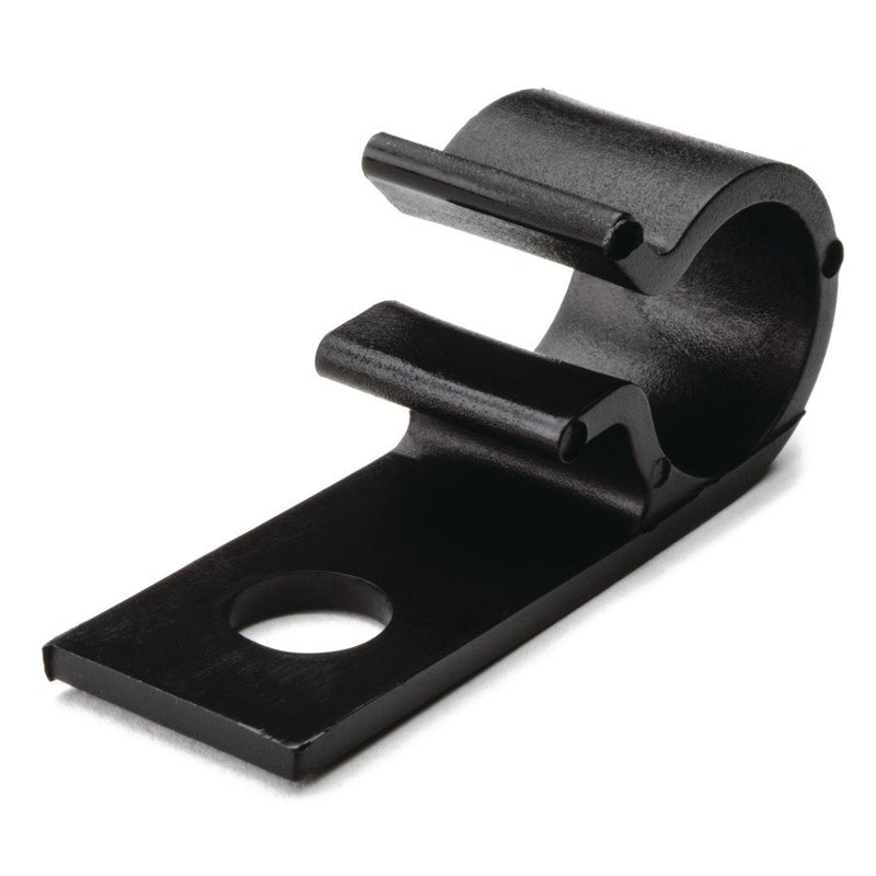 HellermannTyton - Befestigungsschelle für Kabel/Rohre Kabelhalter 8D15 POM BK 200 schwarz − 200 Stück