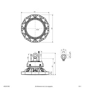 EVN Lichttechnik - Hallen-Reflektorleuchte LED-Hallenleuchte HBD6510040