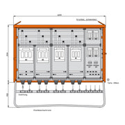 Walther Werke - Baustromverteiler Hauptverteiler WGV0090 436kVA