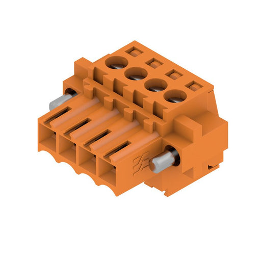 Weidmüller - Kabelsteckverbinder für Leiterplattensteckverbinder LP Verbinder Raster 3.5 BL 3.5/4F SN OR − 84 Stück