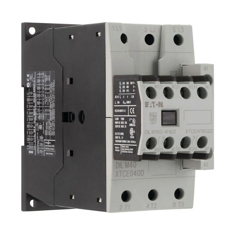 Eaton - Leistungsschütz zum Schalten von Wechselstrom Leistungsschütz DILM40-22(#277800 380/400V 18.5kW 2S2Ö