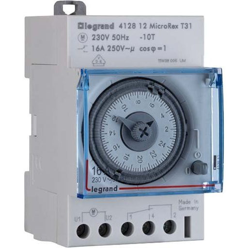 Legrand - Verteilerschaltuhr analog Wochenschaltuhr syn. Legrand 412814 230V 50Hz