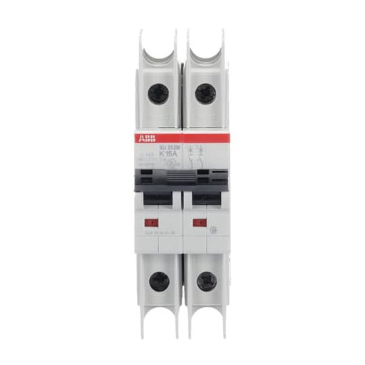 ABB Stotz S&J - Leitungsschutzschalter Sicherungsautomat SU202M-K15 10kA, 15A, 2P