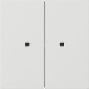 Gira - Bussystem-Tastwippe KNX RF Bedienaufsatz 2-f. 5107112 Reinweiß