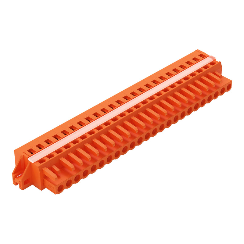 WAGO - Kabelsteckverbinder für Leiterplattensteckverbinder 1-Leiter-Federleiste 231-324/027-000 CAGECLAMP,2,5mm²,or − 10 Stück