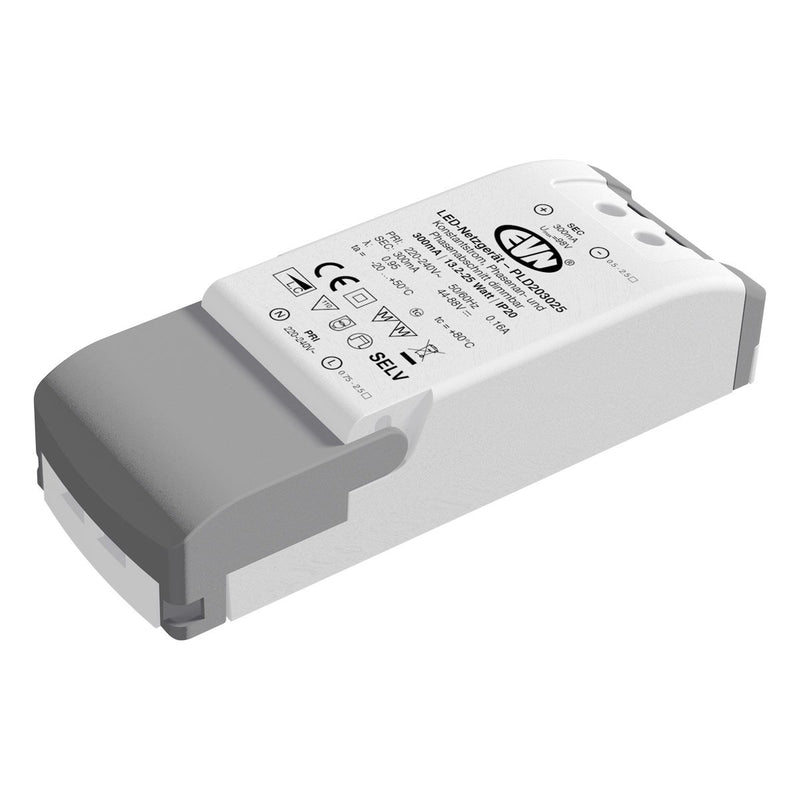 EVN Lichttechnik - LED-Betriebsgerät LED-Netzgerät 300mA PLD203025 dimmbar, 13,2-25W