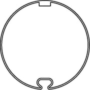 DELTA DORE - Zubehör/Ersatzteile für Tor-/Rollladenantriebe Adapter-Set Medium Intel. AMI45-D63F RM f. 63/45 Flnurohr