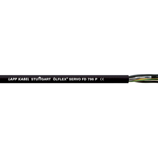 Lapp Kabel&Leitung - Energiekabel < 1 kV, für ortsveränderlichen Einsatz ÖLFLEX SERVO FD 796P 0025327 4G1,5+2x(2x0,75)