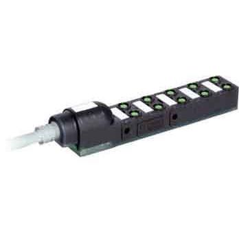 Murrelektronik - Passiver Sensor-/Aktor-Verteiler (mit Leitung) Verteiler Exact8 10xM8 8000-80010-3850500 3-pol. Ltg.fest 5.0m − 1 Stück