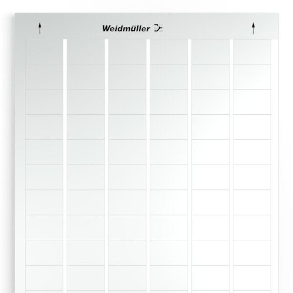 Weidmüller - Kennzeichnungsmaterial Gerätemarkierer LM MT300 30X20 SI − 10 Stück