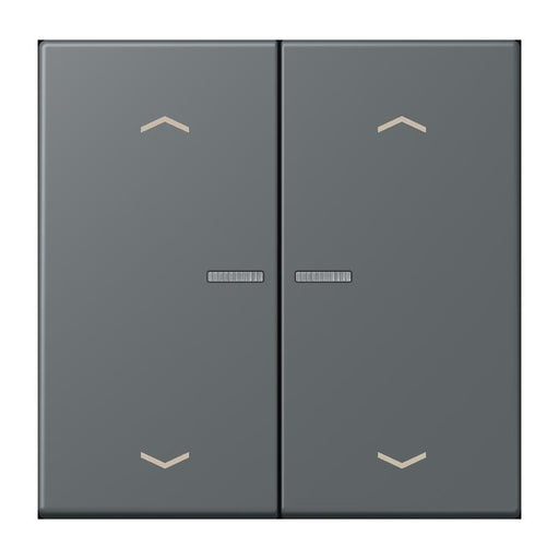Jung - Bedienelement intelligent Taster mit Pfeilsymbolen BT LC 17102 P 202 gris fonce 31