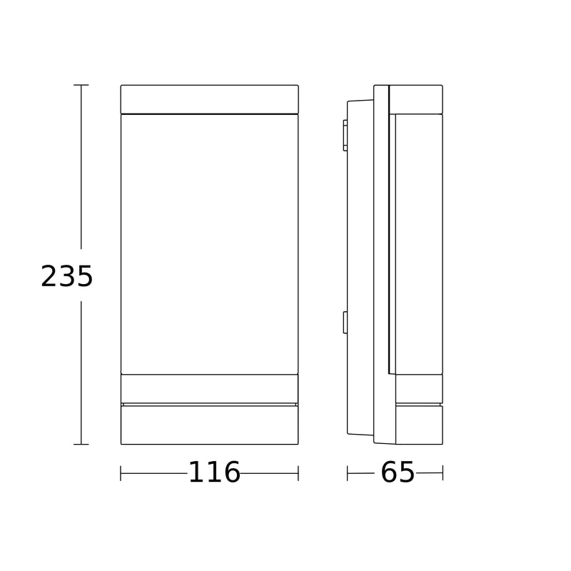 Steinel - Decken-/Wandleuchte LED-Außenleuchte L 271 digi C