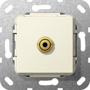 Gira - Einsatz/Abdeckung für Kommunikationstechnik Miniklinke 3,5mm cws 564901 Kabelpeitsche