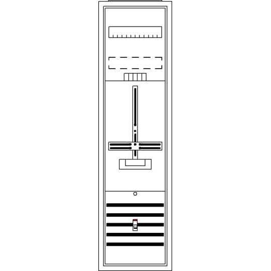 Striebel&John - Zähler-Komplettschrank Komplettschrank DA17BA APDreipunkt, A17 1Z