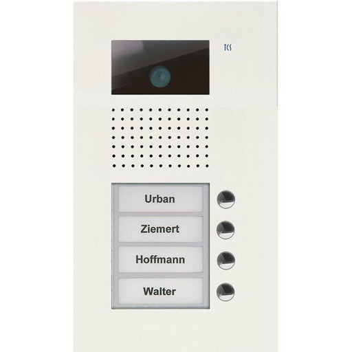 TCS Tür Control - Türstation für Türkommunikation Video color Außenstation V AVU14040-0019 PUK 4 Tasten 1-spalt