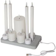 Star Trading - Festbeleuchtung LED-Kerzen-Set 11Stk. 061-03 inkl. Ladestation