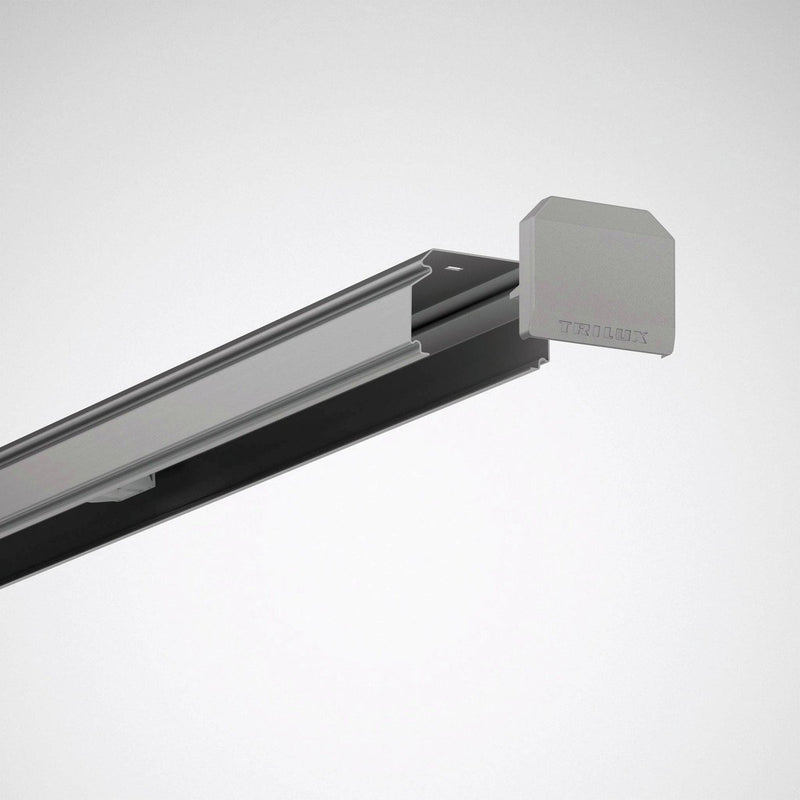 Trilux - Mechanisches Zubehör/Ersatzteile für Leuchten Kopfstück 07650IP Ks 03 silbergrau − 1 Stück