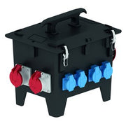 Bals Elektrotech - CEE-Steckdosen-Kombination (IEC 60309) Vollgummi-Verteiler 522167 tragbar
