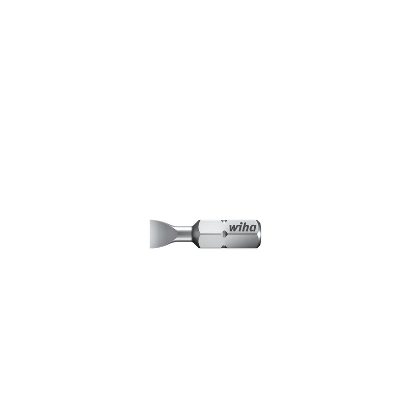 Wiha - Bit Schlitz-Standard-Bit 7010 Z 1,2x6,5x25 Form C 6,3 − 10 Stück