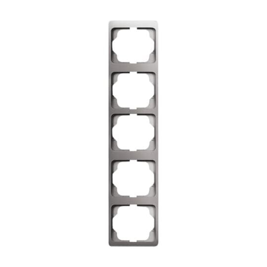 Busch-Jaeger - Abdeckrahmen Rahmen 5-fach 1735 KA-20 platin, senkr.,alpha