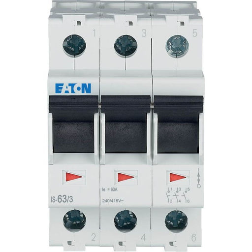 Eaton - Schalter für Reiheneinbau Hauptschalter IS-63/3 63A/3-pol