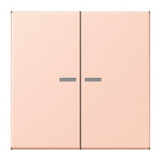Jung - Bedienelement intelligent Taster 2fach BT LC 17102 234 locre rouge clair