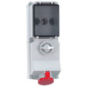 Bals Elektrotech - CEE-Steckdose abschaltbar, abgesichert (IEC 60309) Wandsteckdose abschaltbar 178 abgesichert 63A 4p