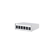 Metz Connect - Frontpanel/Patchpanel leer (Schaltschrank) Keystone AP-Gehäuse 130861-0602KE 6 Port rws RAL9010