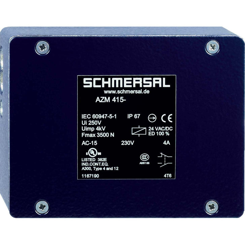 Schmersal - Positionsschalter mit Zuhaltung Sicherheitszuhaltung AZM 415-11/11ZPK 24