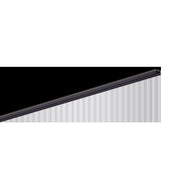 Radium Lampenwerk - Zubehör/Ersatzteile für Lichtschlauch/-band Aluprofil m.Abdeckung 1m FXZA4546 schwarz