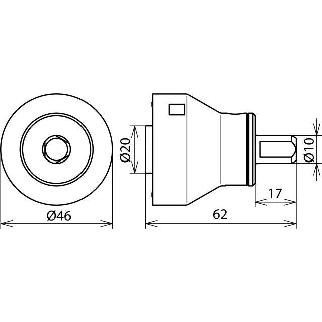 DEHN - Zubehör/Ersatzteile für Erdung und Blitzschutz HVI-head HVIHH holder Adapter
