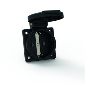 Bals Elektrotech - Schutzkontakt-Anbausteckdose Schutzkont.-Anbausteckdose 71101 16A IP44 schwarz