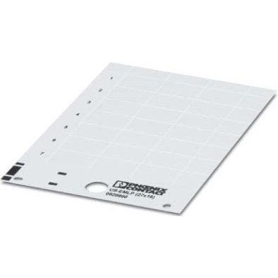 Phoenix Contact - Kennzeichnungsmaterial Kunststoffschild US-EMLP (27X15) RD − 10 Stück