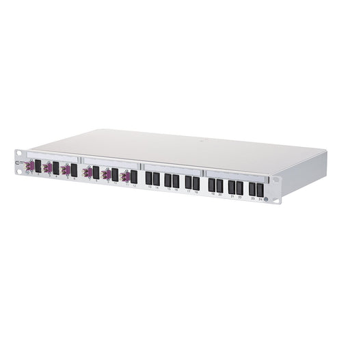 Metz Connect - Patchpanel LWL LWL-Patchfeld OpDAT PF 1502077506-E 6xLC-D OM4 bestückt