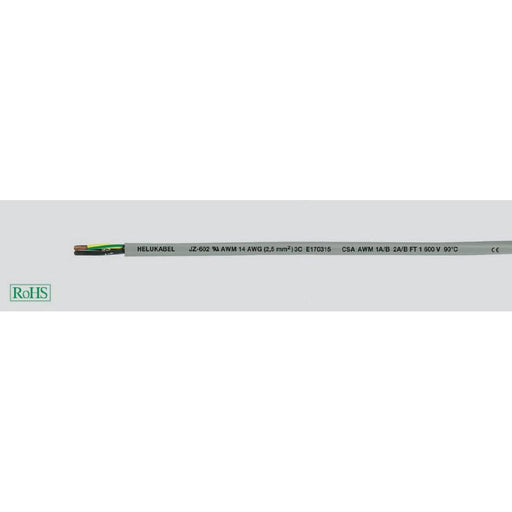 Energiekabel < 1 kV, für ortsveränderlichen Einsatz HEL JZ-602 25xAWG 16 (25G1 JZ-602 25xAWG 16 ,5) PVC-Steuerltg UL