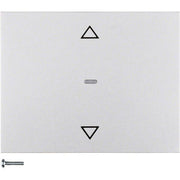 Berker - Bussystem-Tastwippe KNX-Funk Jalousie-Taste 85245277 alu lackiert