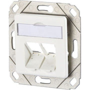 Metz Connect - Kommunikationsanschlussdose Kupfer Anschlussdose,leer TN E-DATmod2Upk-rws 2-fach,Upk,rws,leer