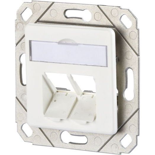 Metz Connect - Kommunikationsanschlussdose Kupfer Anschlussdose,leer TN E-DATmod2Upk-rws 2-fach,Upk,rws,leer