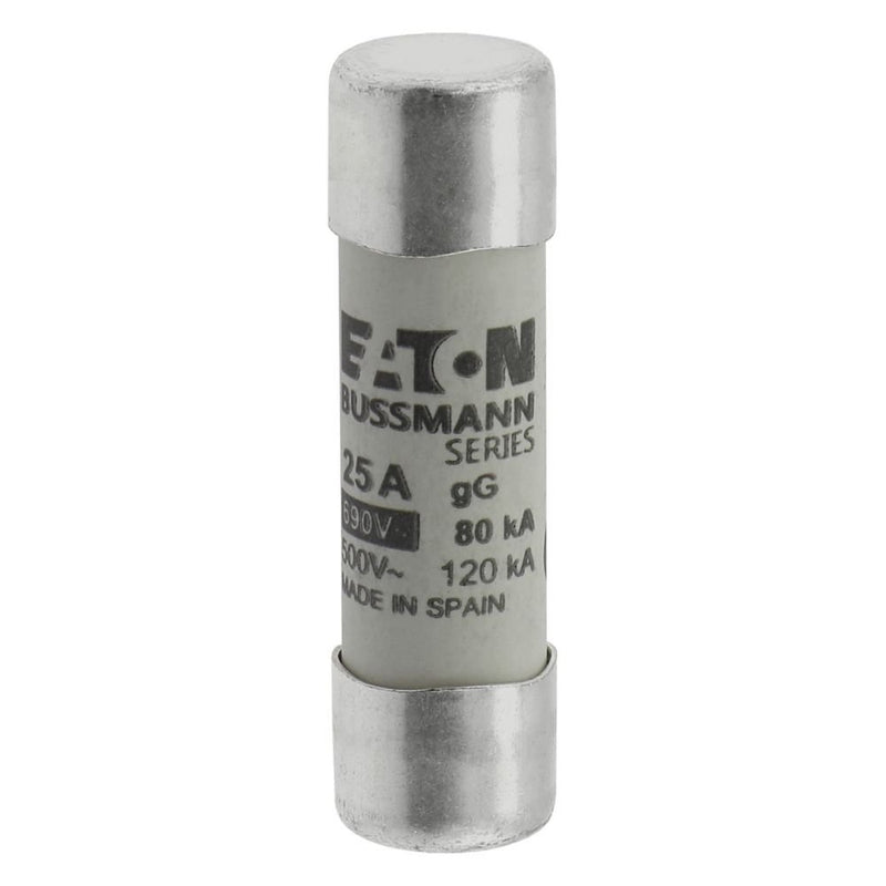 Eaton - Zylindrische Sicherung Sicherungseinsatz Nieders. CYLINDRICA#C14G25 25A AC 690V 80kA − 10 Stück