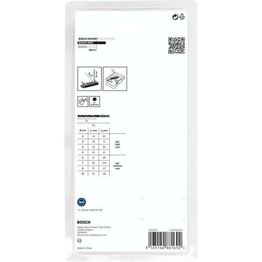 Bosch - Bohrer-Set PRO Metal HSS-G Impact 2608577139 Spiralbohrer Set