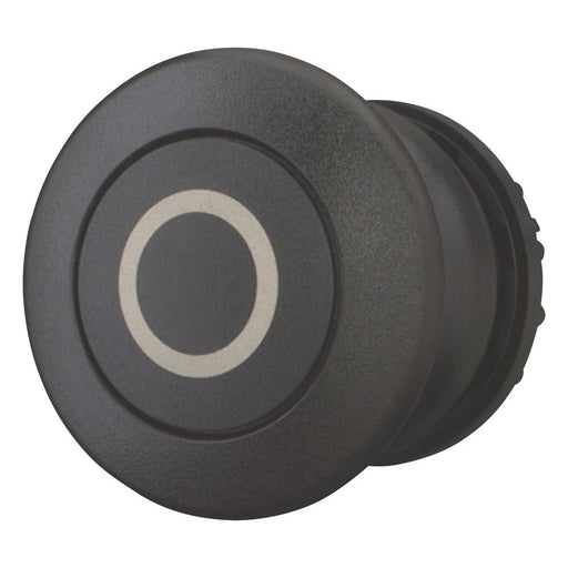Eaton - Frontelement für Pilztaster Pilzdrucktaste M22S-DRP-S-X0 schw.,rast,beschrift