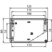 Weidmüller - Gehäuse/Schaltschrank (leer) Flanschdose 2Port IE-OM-V01M-K21-2S gerade − 1 Stück